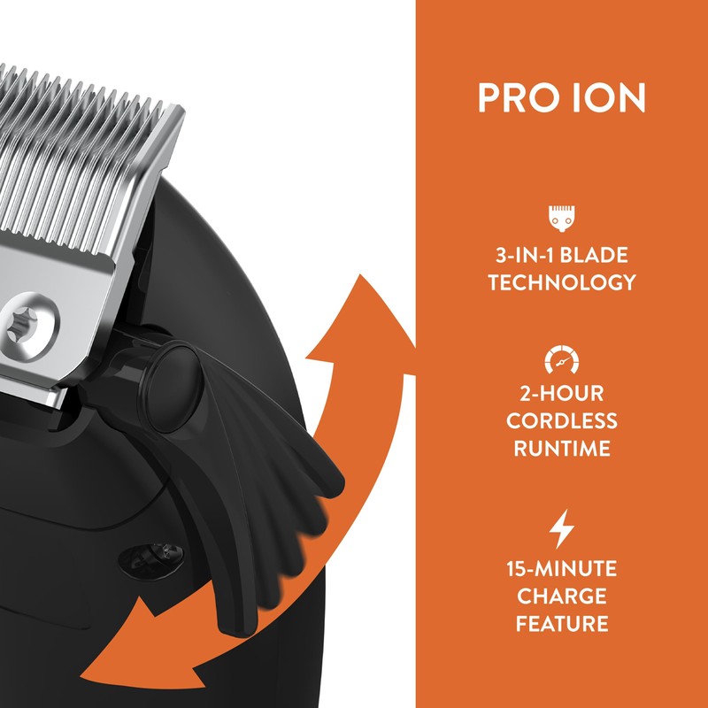 Wahl Professional Animal Pro Ion Pet, Dog, and Cat Cordless