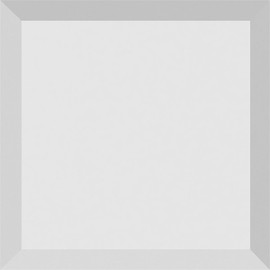 Ekena Millwork ROSP030X030X050SDG01 Standard Sedgwick Rosette with Beveled Edge, 3"W x 3"H x 1/2"P