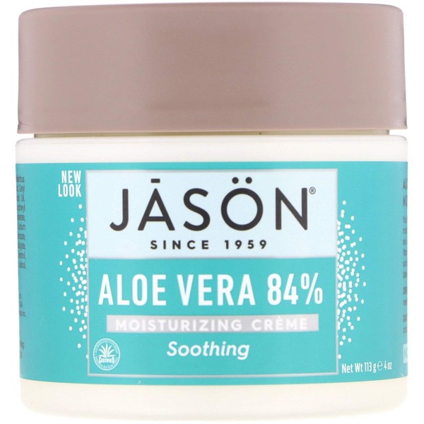 Jason Soothing Aloe Vera 84% Moisturizing Creme 4 oz (Pack of 6)