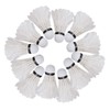 Yuecoom 12Pcs White Goose Feather Badminton Shuttlecocks, High Speed Badminton