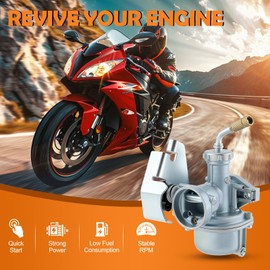 Topkidame 15003-1694 Carburetor Carb Compatible with 2002-2020 KAWASAKI KLX110 KLX 110 Engine Compatible with SUZUKI DRZ110 Engine