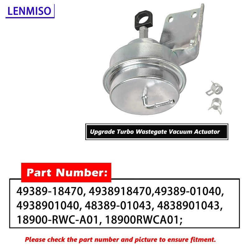 Upgrade Turbo Wastegate Vacuum Actuator Compatible with 2007-2011 Acura RDX