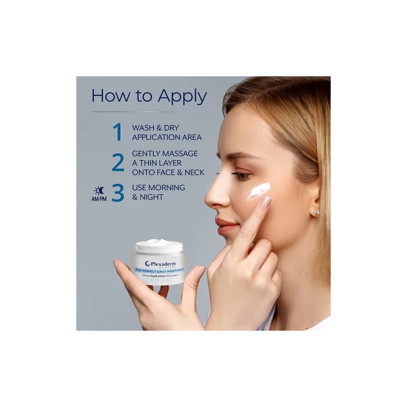 Plexaderm Hidratante Facial Diario, Ácido Hialurónico Para H