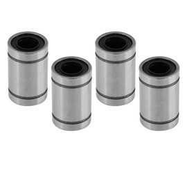 10pcs LM8UU 8mm Linear Motion Ball Bearing Bushing, Bushing Bearing Double Sealed Linear Ball Bearings Slide Bearing for 3D Printer Engraving Machine Linear Ball Bearings