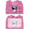NINIMBLE 20pcs kuromi Birthday Party Invitations,kuromi Invitations Birthday Party Supplies