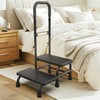 [2025 Upgrade] 2 Step Stool with Handle for Elderly with