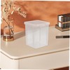LIFKOME 2pcs Desktop Storage Box Set Transparent Organizer for Makeup