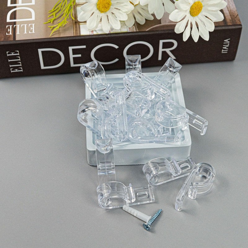 18 Sets Roller Shade Clear Safety Chain and Cord Guide