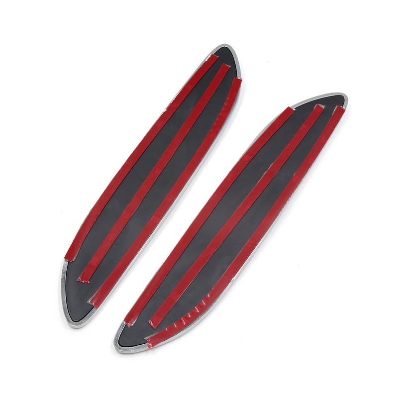 uxcell Pair Decorative Hood Air Flow Intake Side Vent 3D