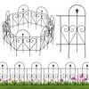 PexFix Garden Fence 7 Pcs Decorative Fence Panels Garden Fencing