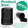 VireEyU Pack of 2 Car Trash Can with Lid, Fits