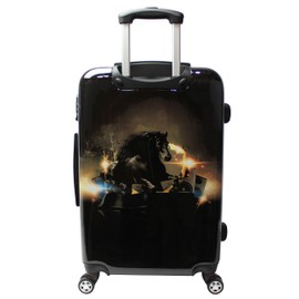 Chariot Horse Polycarbonate Hardside Expandable Spinner Luggage with TSA Lock, 24-Inch