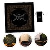 KOMBIUDA 1set Tarot Table Cloth Velour Divination Altar Table Protector