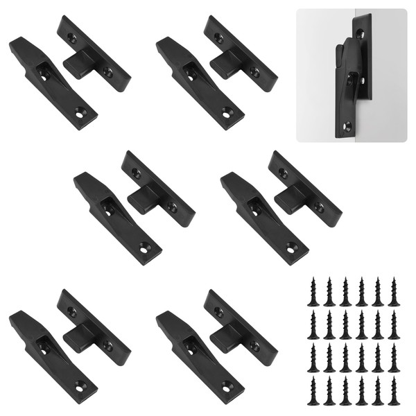UFURMATE Furniture Plinth Connectors Bracket, 6 Sets Plastic Kickboard Clips