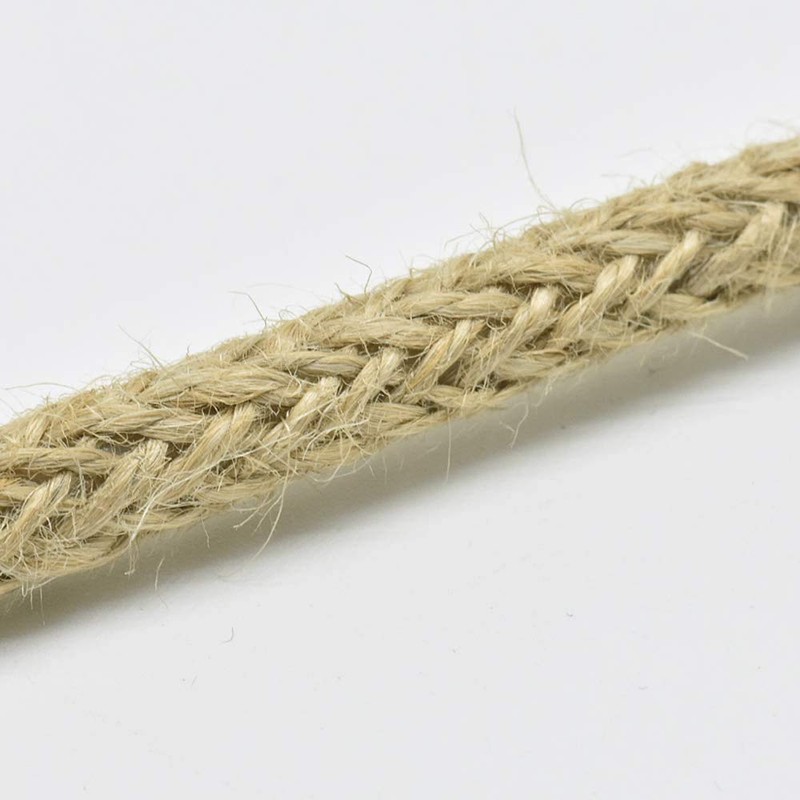 5 m Natural Jute Cable EF 3 x 0.75 mm²