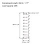 sourcing map Pack of 5 Compression Spring 304 Stainless Steel