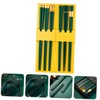 iplusmile 6pairs Reusable Fiberglass Chopsticks Japanese Chinese Style Heat-Resistant Non-Slip