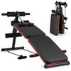 KOTEK Sit Up Bench, Foldable & Adjustable Ab Workout Equipment