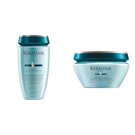 KÉRASTASE Masque Force Architecte Mascarilla  Reconstruye, Repara y Refuerza el Cabello  Con  KÉRASTASE Bain Force Architecte  Shampoo reconstructor