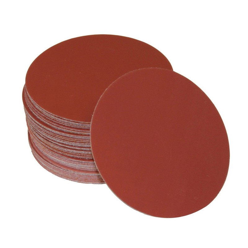 Pack of 100 Velcro Sandpaper Sanding Discs for Random Orbital