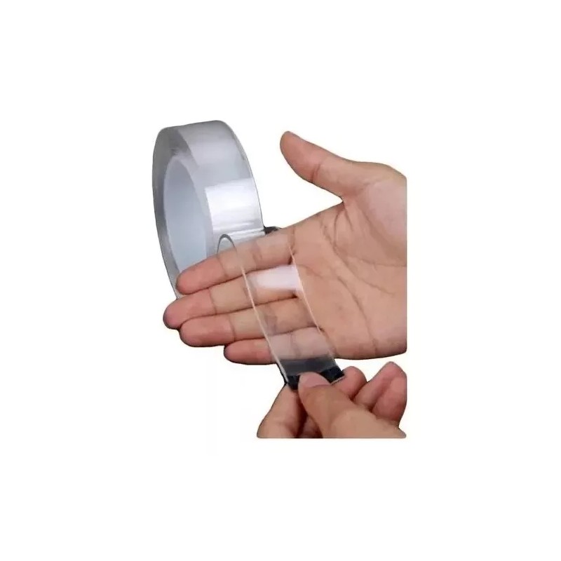 RIVERSOFY Cinta Mágica Doble Cara Pega Fácil Lavable Reutilizable 3