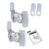 Naissian 7/8 Inch Thumb Lock,RV Compartment Latch,Shower Door Lock Latch