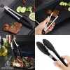 Importeek 20pz Pinzas Tenazas Ergonomicas Acero Inox Silicon Mediana
