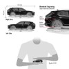 4R Quattroerre.it Alfa Romeo Stelvio Stainless Steel Engraved Silhouette Model