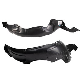 TRQ Front Inner Fender Liner Set Compatible with 2009-2010 Hyundai Elantra HY1248118 HY1251112