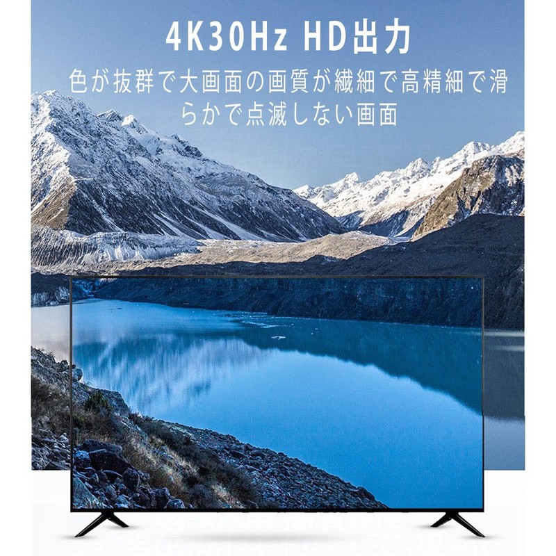 DisplayPort to HDMI Adapter 4K@30Hz, DP-HDMI Adapter 4K Gold Plated