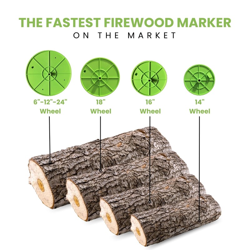THE MINGO Marker Firewood Measuring Tool - Chainsaw Firewood Marking