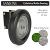 Gate Wheel 8" Rubber Gate Caster Heavy Duty Gate Helper