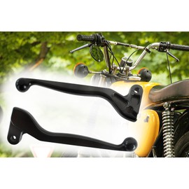 Brake Lever and Clutch Lever Aluminium Black for Simson S50, S51, S70, S53, S83, SR50, SR80