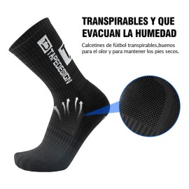 12par Calcetin Media Deportivos Fútbol Antideslizantes Talla Combinación C