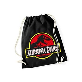 Jurassic Park Logo Gym Bag schwarz, Größe:onesize