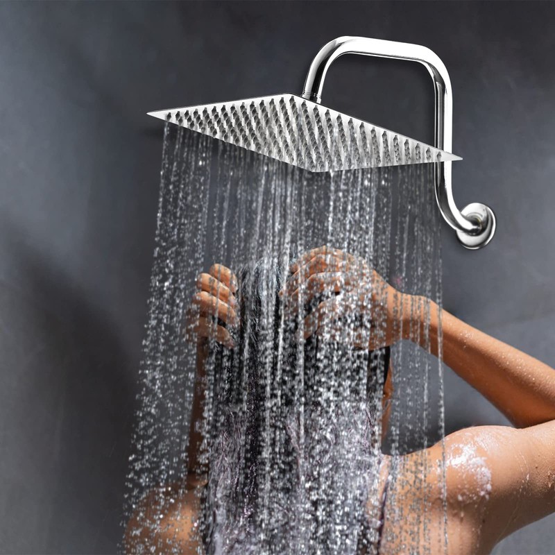 Aiscsc Rain Shower Head - 10 Inch High Pressure Shower
