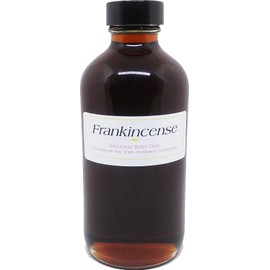 TCEShop Frankincense Scented Body Oil Fragrance [Regular Cap - Brown - 8 oz.] - ID#22862