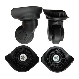 NENGYT Luggage Replacement Wheel 2 Pcs Universal Suitcase Wheel for Travel Case Suitcase Swivel Caster Spinner Rolling Wheels Single Roller Wheels for Luggage Bags Trolley Case