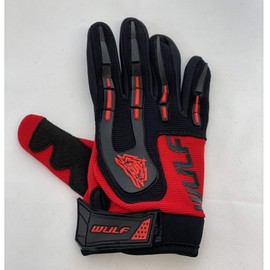 Wulfsport Kids Children Attack Motocross Motorbike Gloves Junior Off Eoad Trials Mountain Bike - Red 3XS