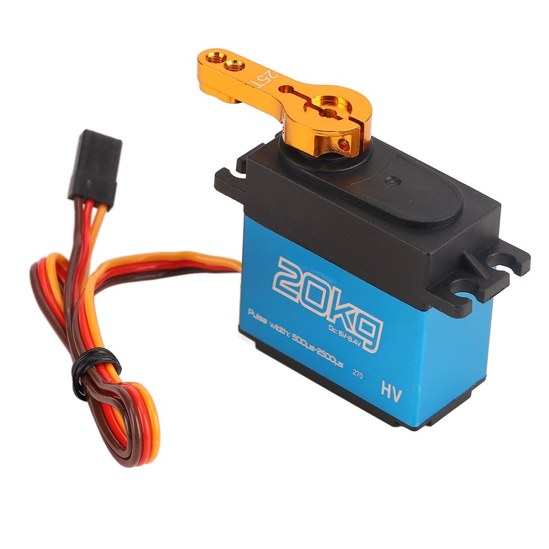 20KG Servo Aluminum Alloy 270 Degree Metal Gear RC Servo