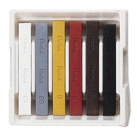 ぺんてる パステル GA-6AD 6色 低彩度タイプ