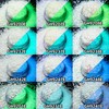 Sparkly Glow-in-the-Dark Nail Glitter Sequins - Long-lasting 124(1mm)/Orange Green Light 10ea