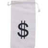 Juvale Money Bag Pouch with Drawstring Closure Canvas Cloth and