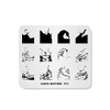 KADS Nail Stamp Nail Stamping Plate Natural Nail Stencil Nail