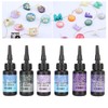 6pcs Colored UV Resin 10ml Each Pen Shaped Fast Curing