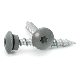 Low Profile Mechanical Galvanized Roofing Screws Slate Finish - #10 x 2" Qty 250