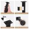 FIVEPEARS 2 PCS Adjustable Furniture Legs 7.08-11.8 Inch,Metal Adjustable Legs