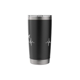 Bagpipes Heartbeat Bagpiper ECG Stainless Steel Insulated Tumbler