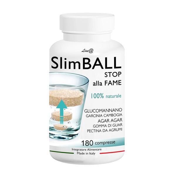 SLIMBALL Line@ to help reduce appetite and control the line! 180cpr - The 100% natural tablet that helps control the sense of hunger!