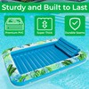 JAMBO XXL Inflatable Tanning Pool Lounger Float, 80 x 56